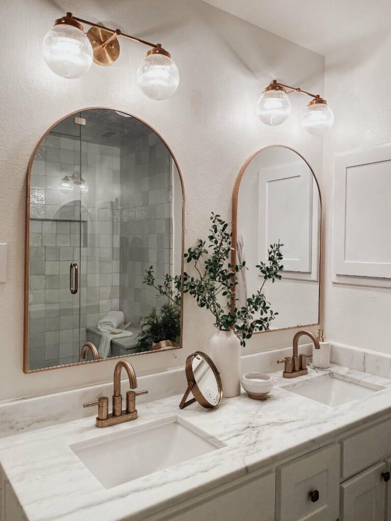 Primary Bathroom Renovation Reveal   Small MasterBathroom Inspiration